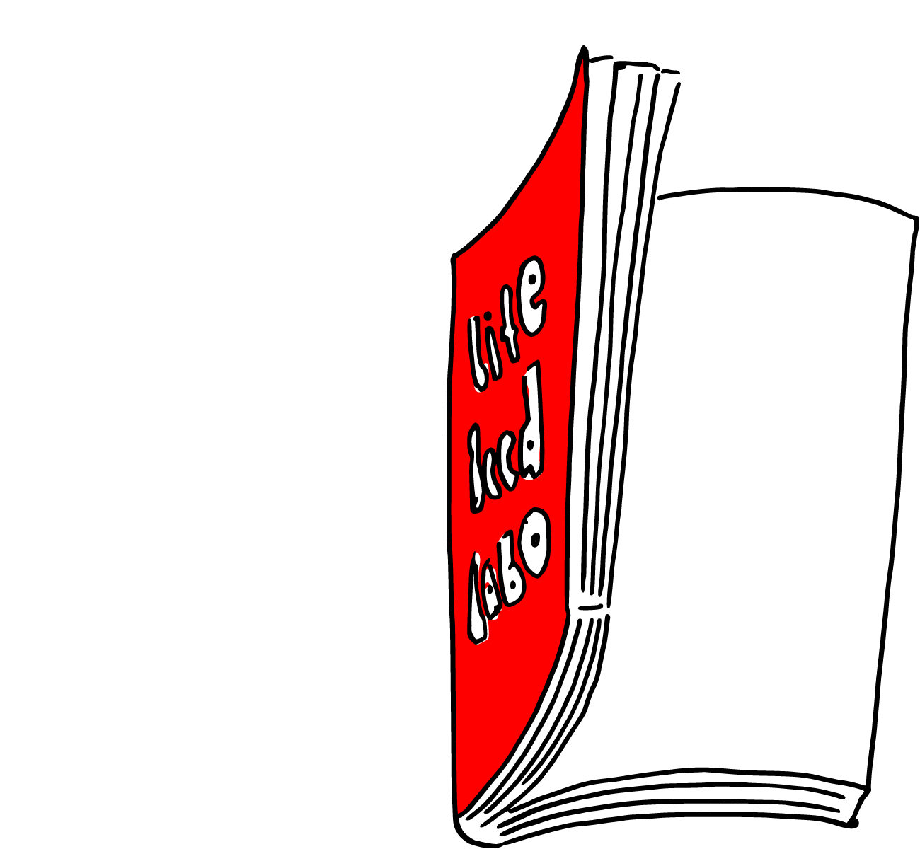 本が開くアニメーション