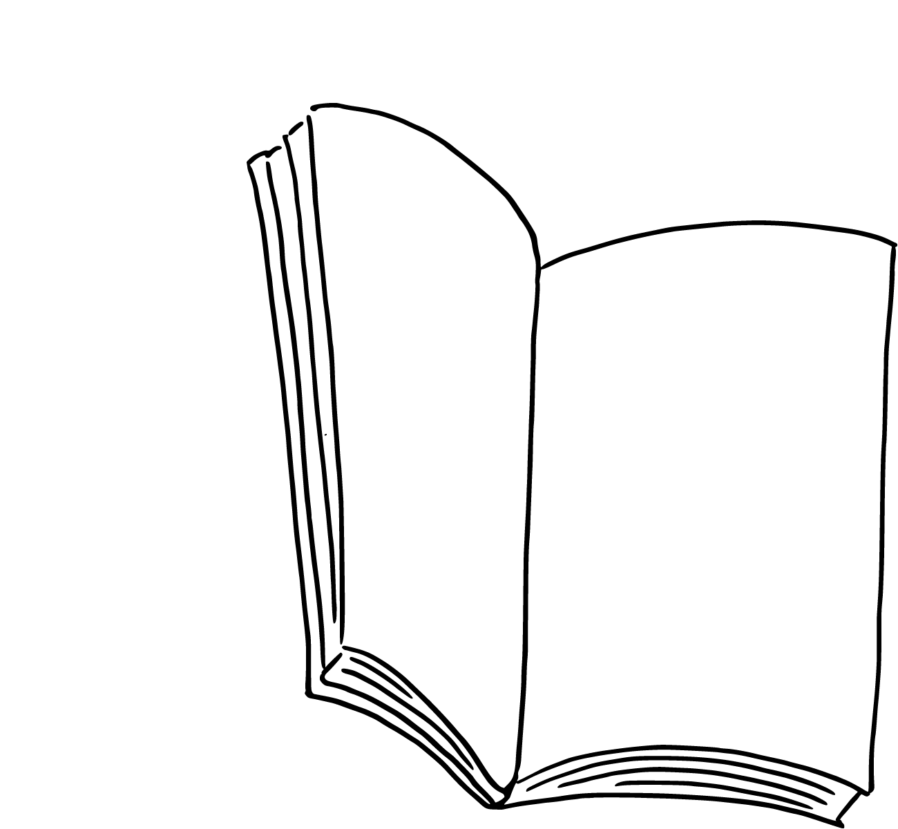 本が開くアニメーション